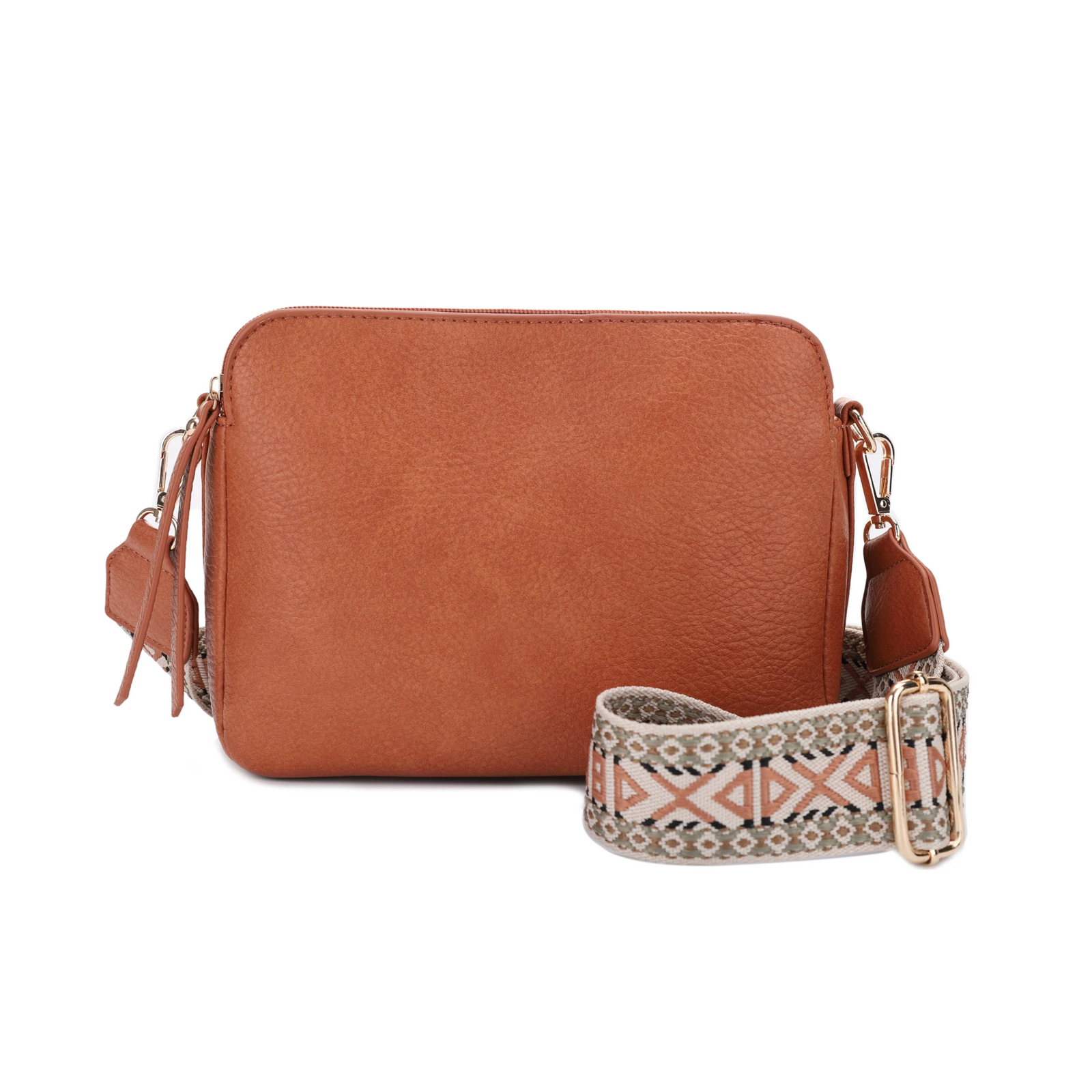 Rebecca Triple Compartment Lock and Key Concealed Carry Crossbody