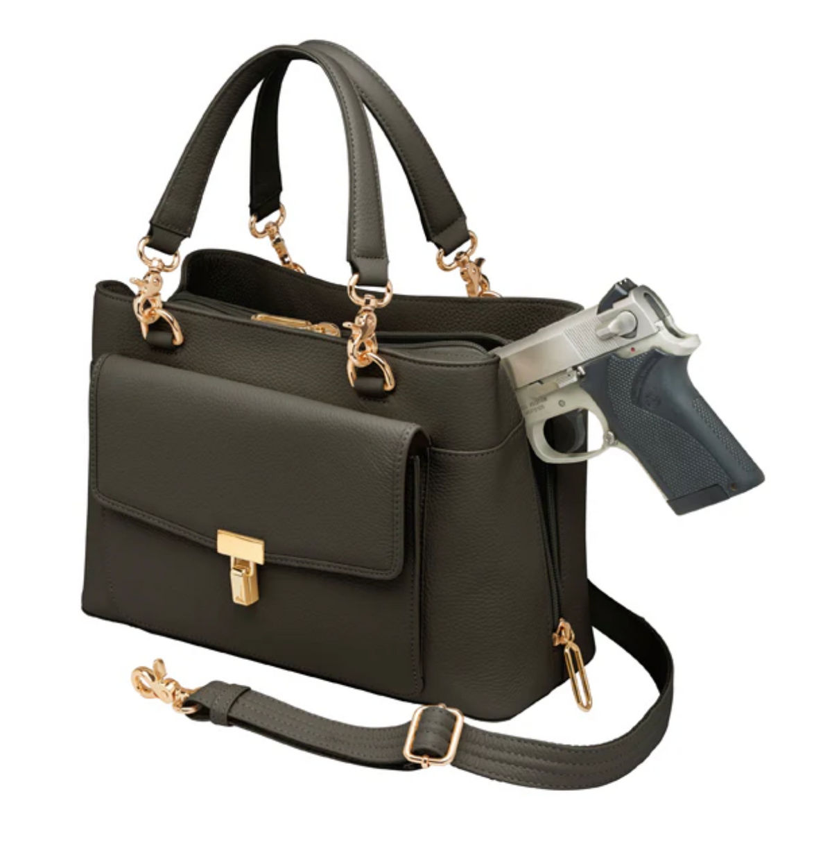 Avenue Large Satchel Concealed Carry Bag