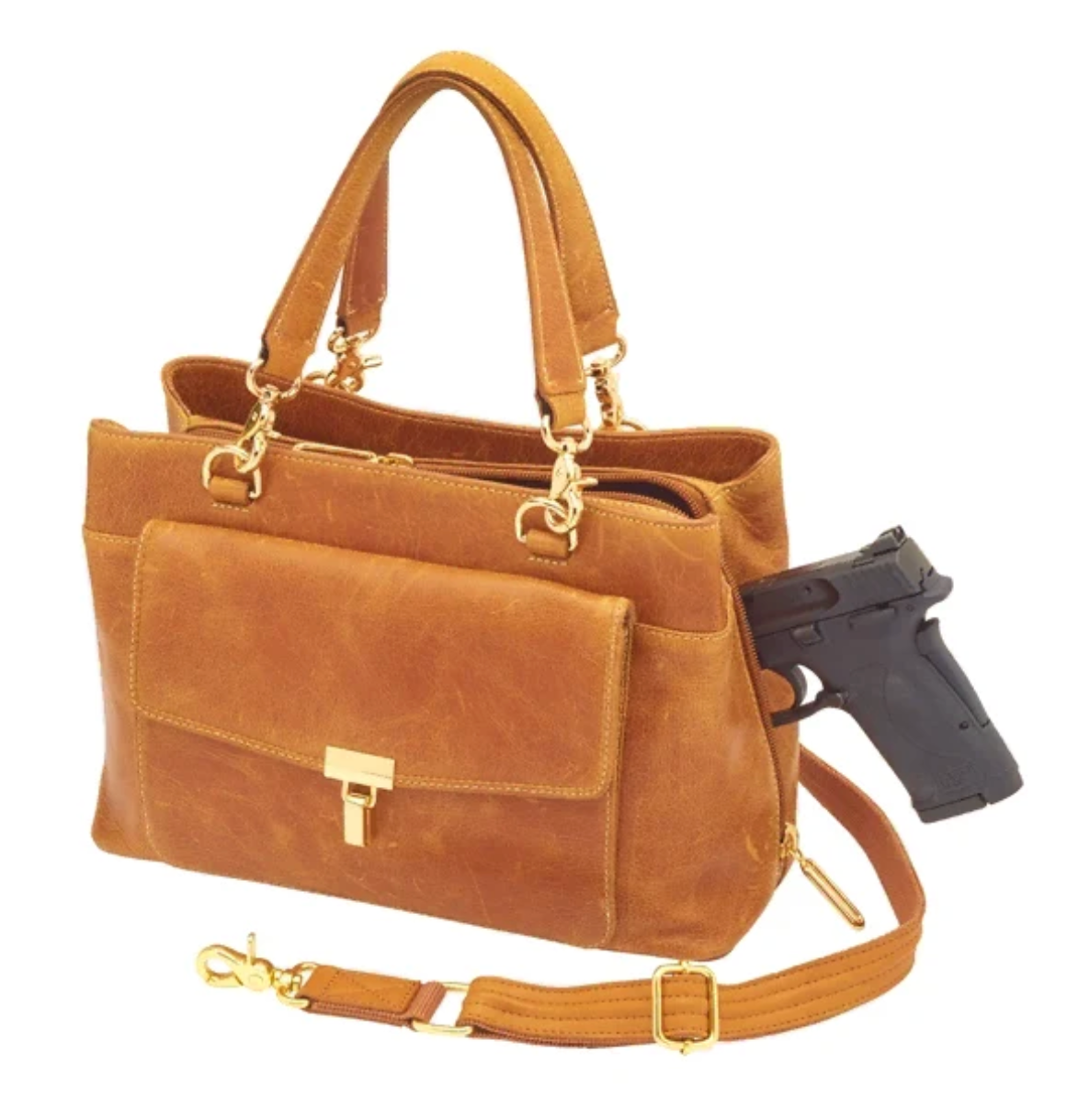 Avenue Large Satchel Concealed Carry Bag