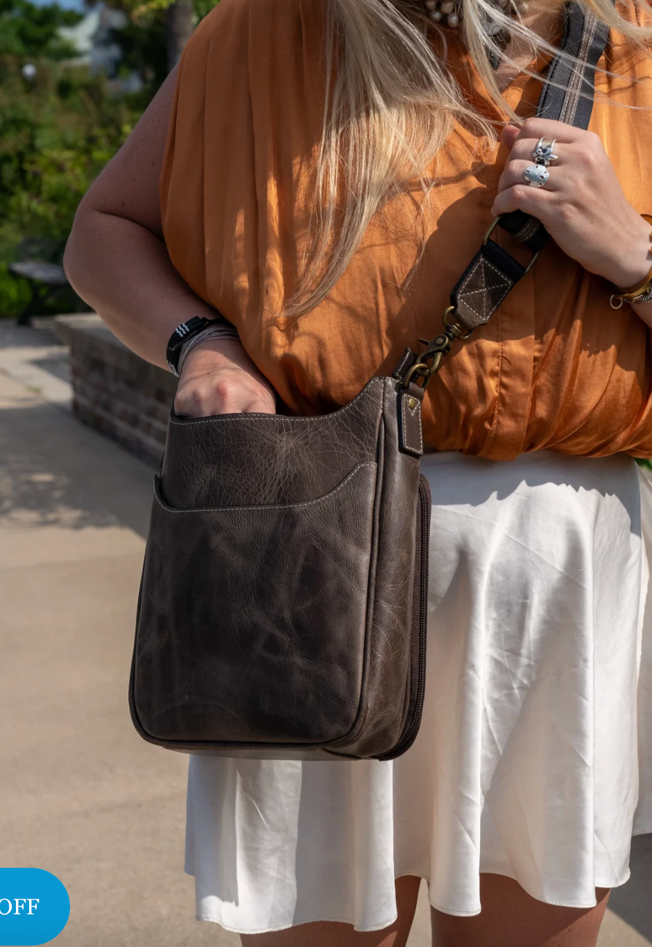 Crossbody Mail Pouch Concealed Carry Bag
