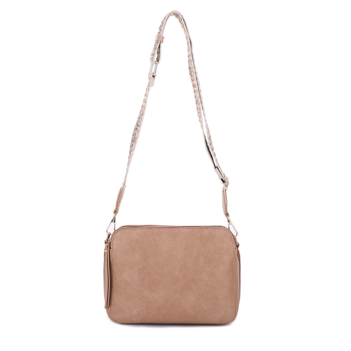 Rebecca Triple Compartment Lock and Key Concealed Carry Crossbody