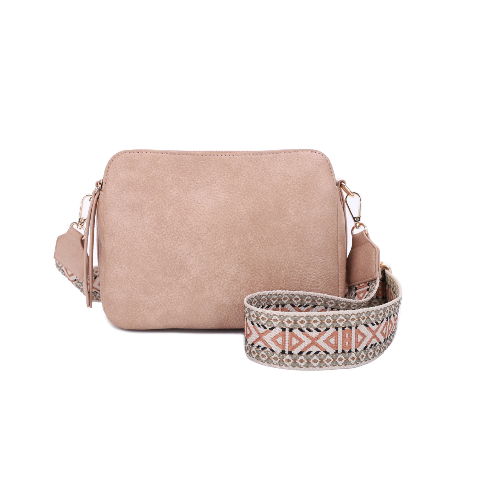 Rebecca Triple Compartment Lock and Key Concealed Carry Crossbody