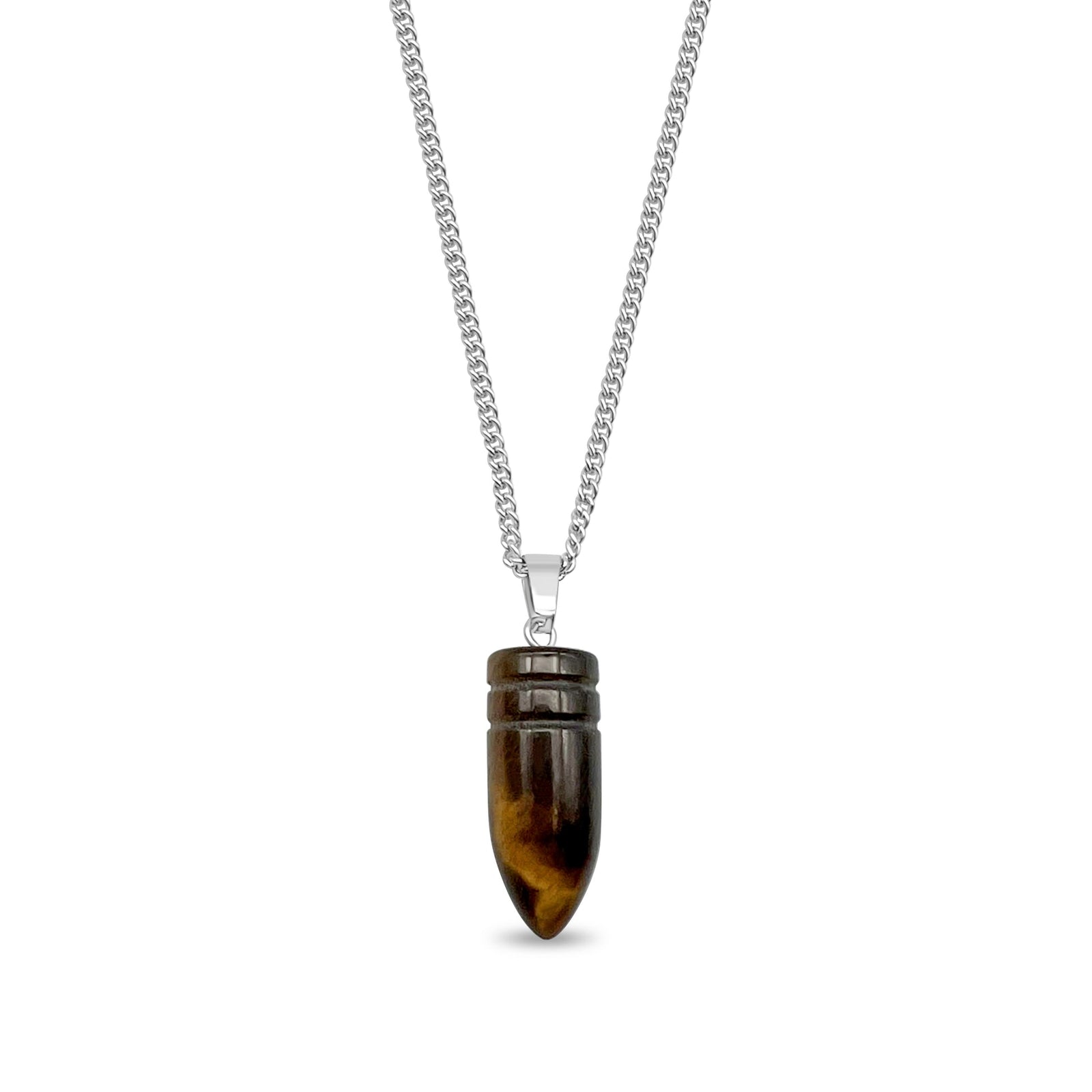 Gemstone Bullet Pendant