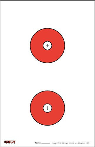 EZ2C Targets #1: Paper Shooting Targets 11”x17” USA MADE