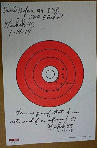 EZ2C Targets #9: 8" Bullseye Paper Shooting Target 11"x17" USA MADE Hi-Visibility