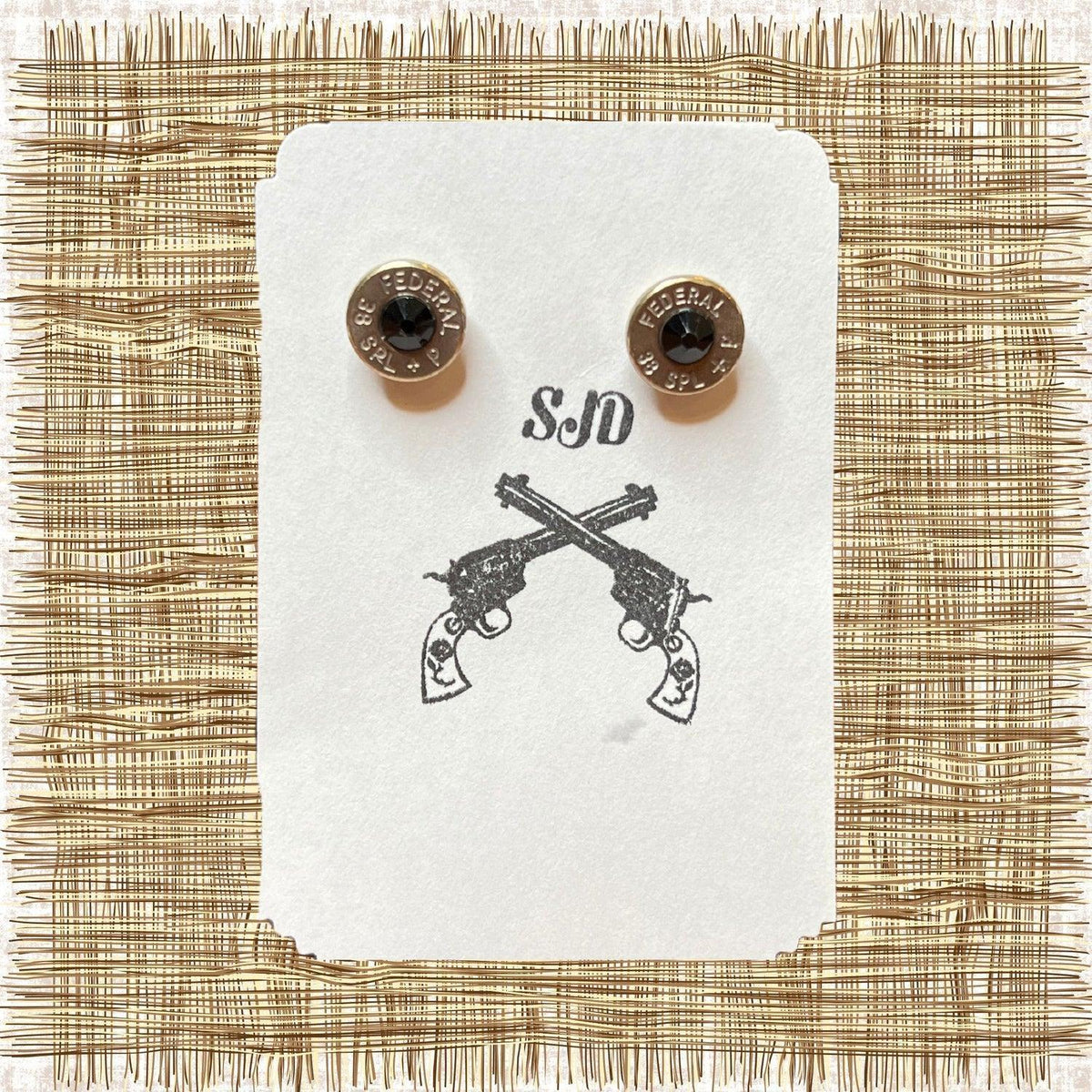 Headstamp Stud Earrings