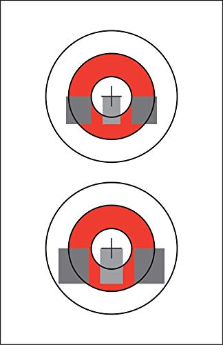 25 EZ2C Targets #21: Sight Alignment Paper Target USA MADE 11”x17” Pad of 25