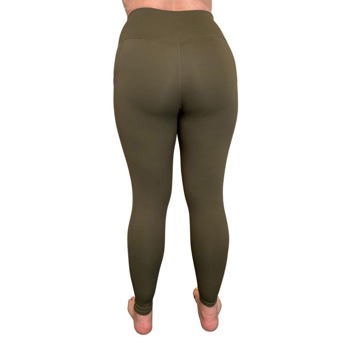 Defender Concealed Carry Leggings | Black & Olive
