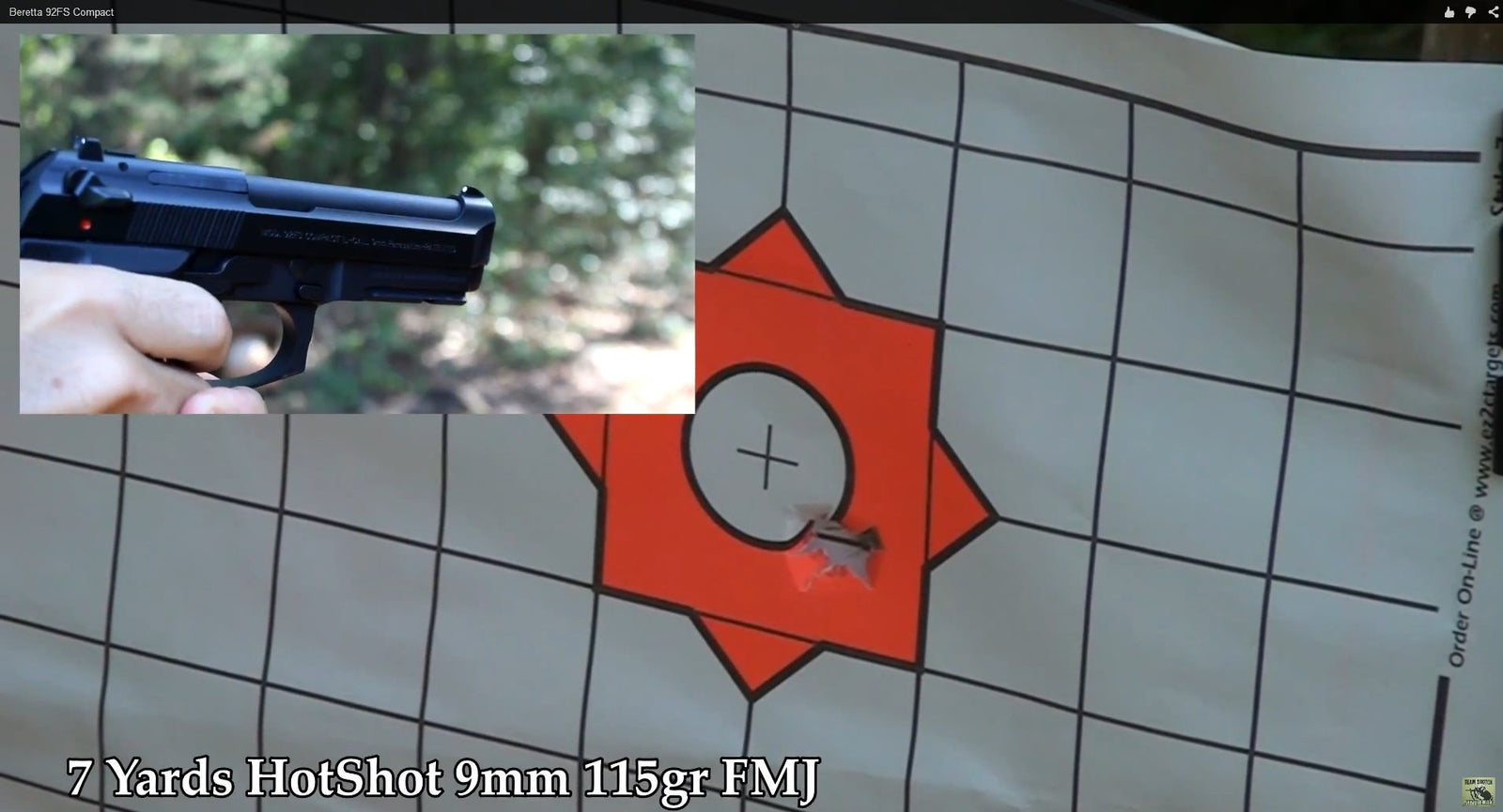 EZ2C Targets #7: Four Bullseye Plus Sight in 11”x17” Made in USA