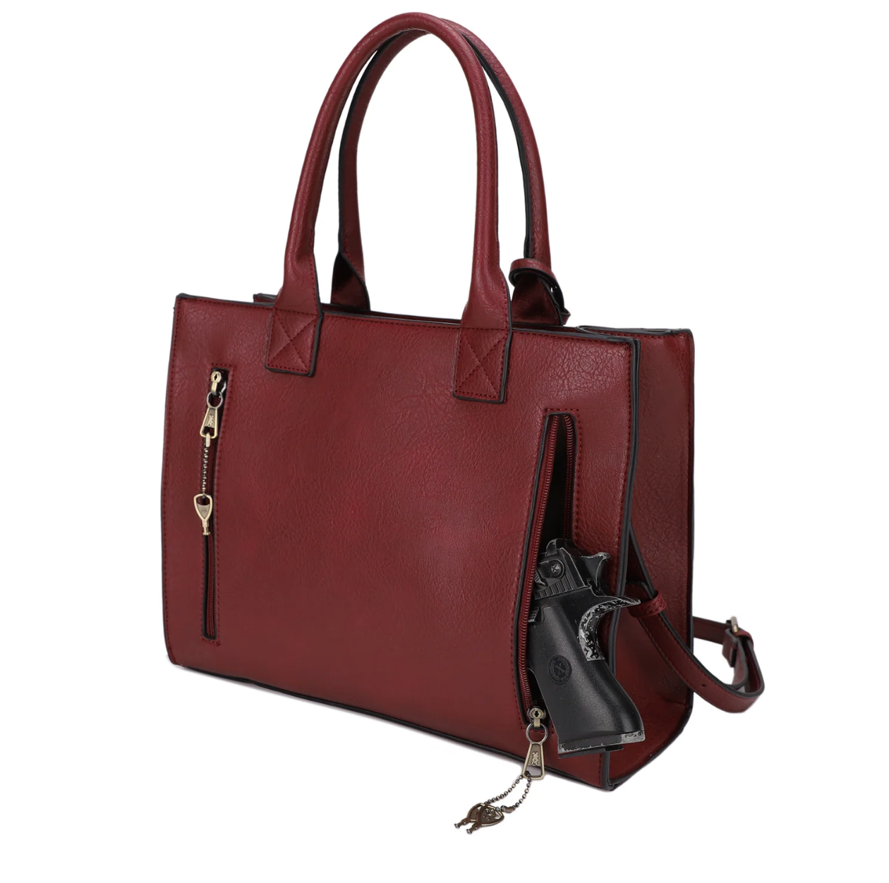 Kate Concealed-Carry Satchel with Coin Purse
