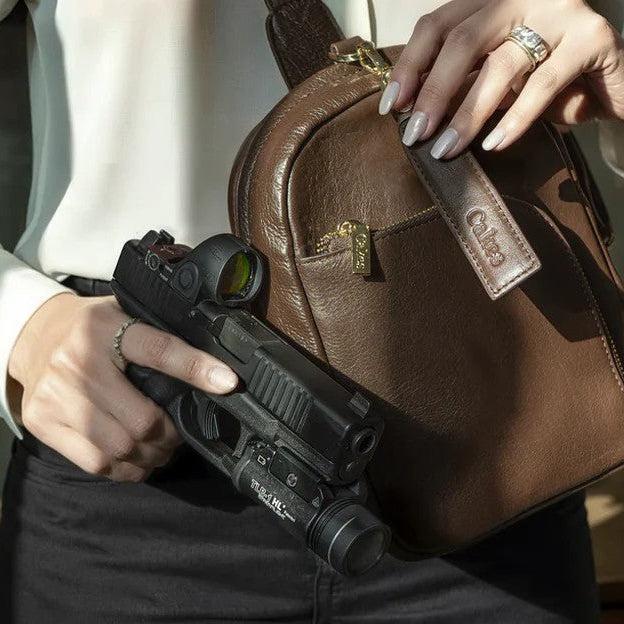 Madeline Cakes CCW Leather Concealed Carry Bag