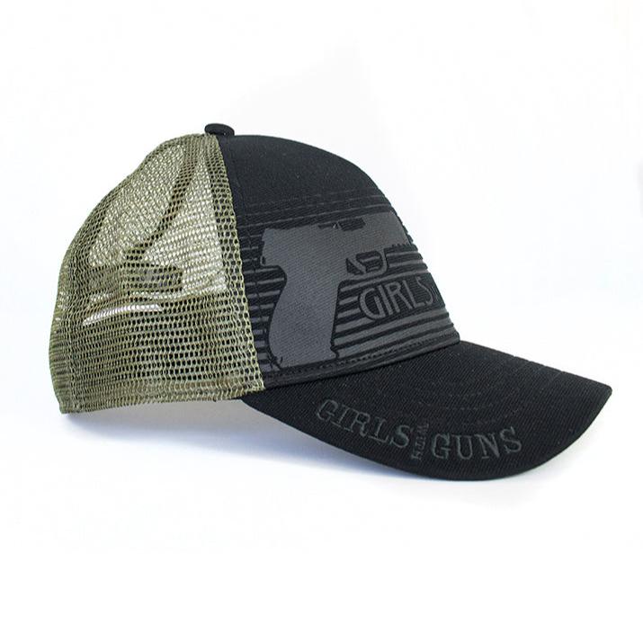 Pistol Trucker Cap | Shooting Clothing | Gun Goddess - GunGoddess.com