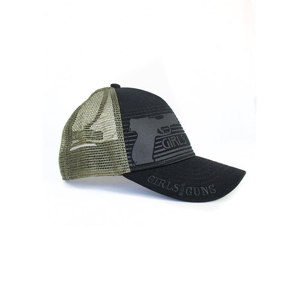 Pistol Trucker Hat | Black