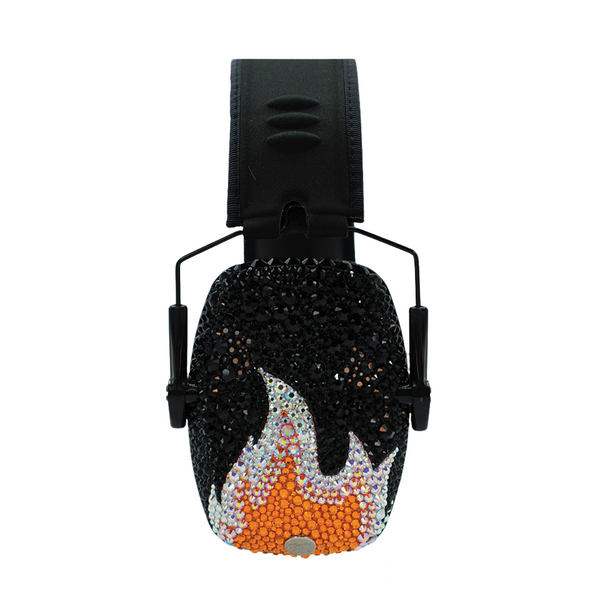 Custom Crystal Earmuffs | Crystal | Gun Goddess - GunGoddess.com