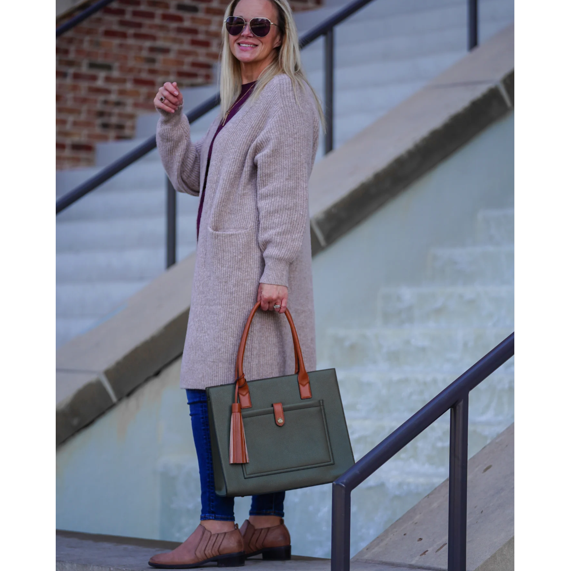 Remington Newport Leather Tote