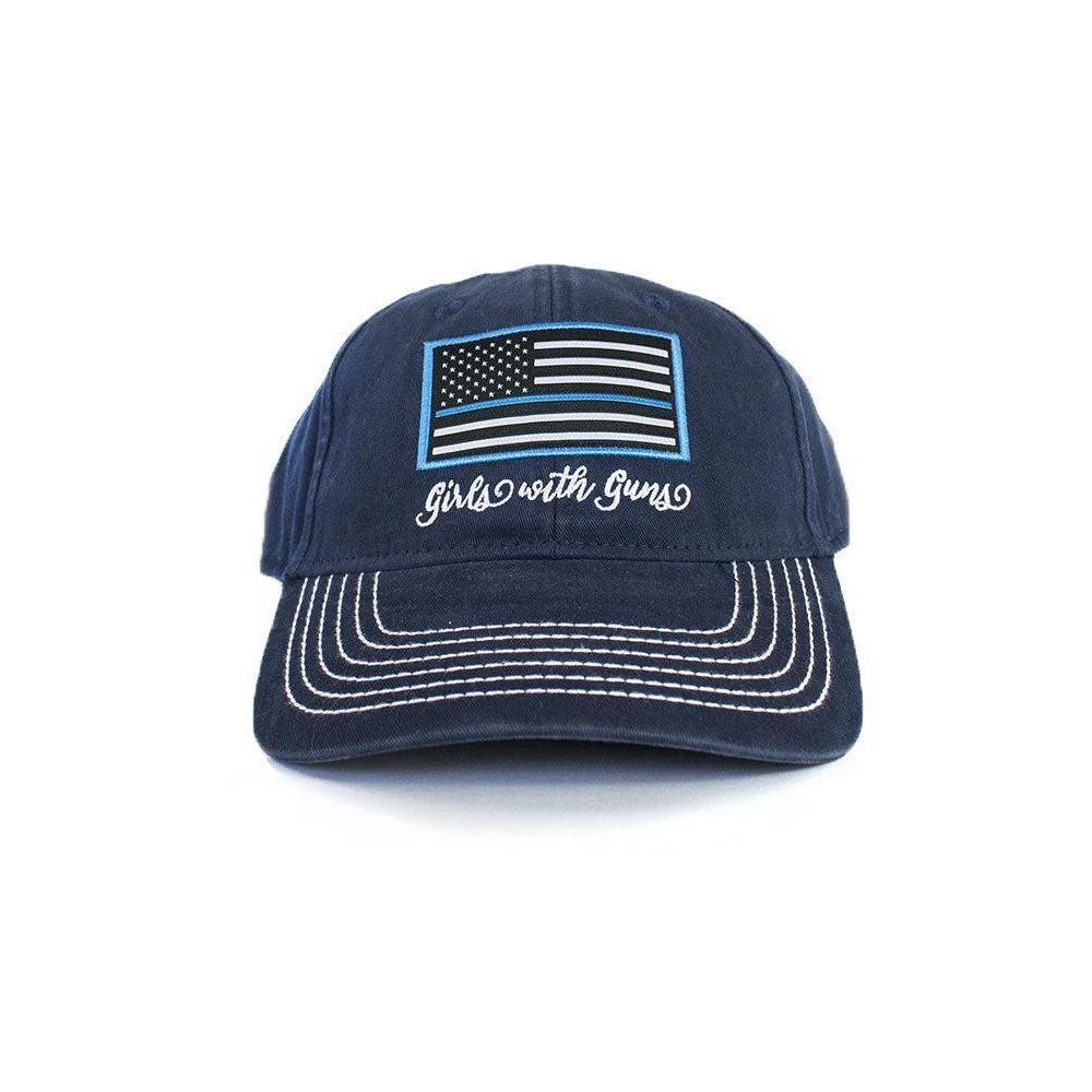 Thin Blue Line Vintage Trucker Hat