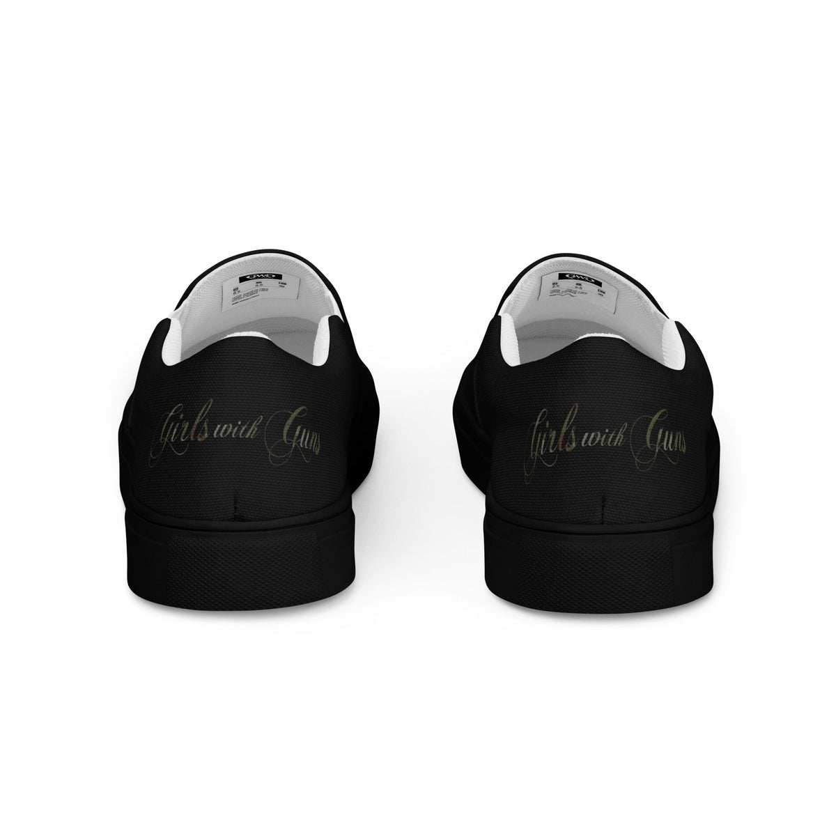 Buck Head Women's Black Canvas Slip-On Shoes