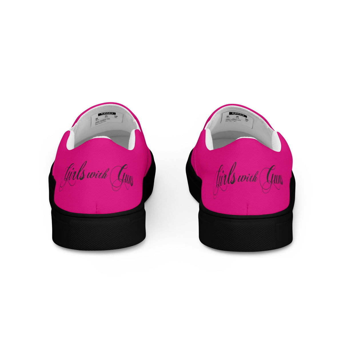 Buck Head Bright Pink Women's Canvas Slip-On Shoes