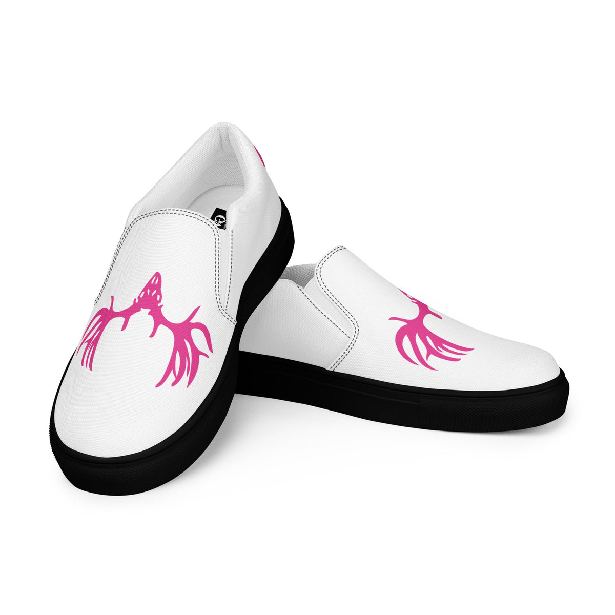 Buck Head Women’s White Canvas Slip-On Shoes