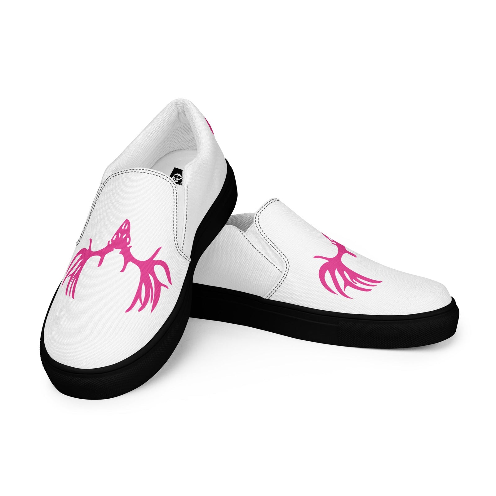 Buck Head Women’s White Canvas Slip-On Shoes