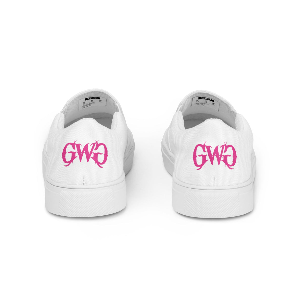 Buck Head Women’s White Canvas Slip-On Shoes