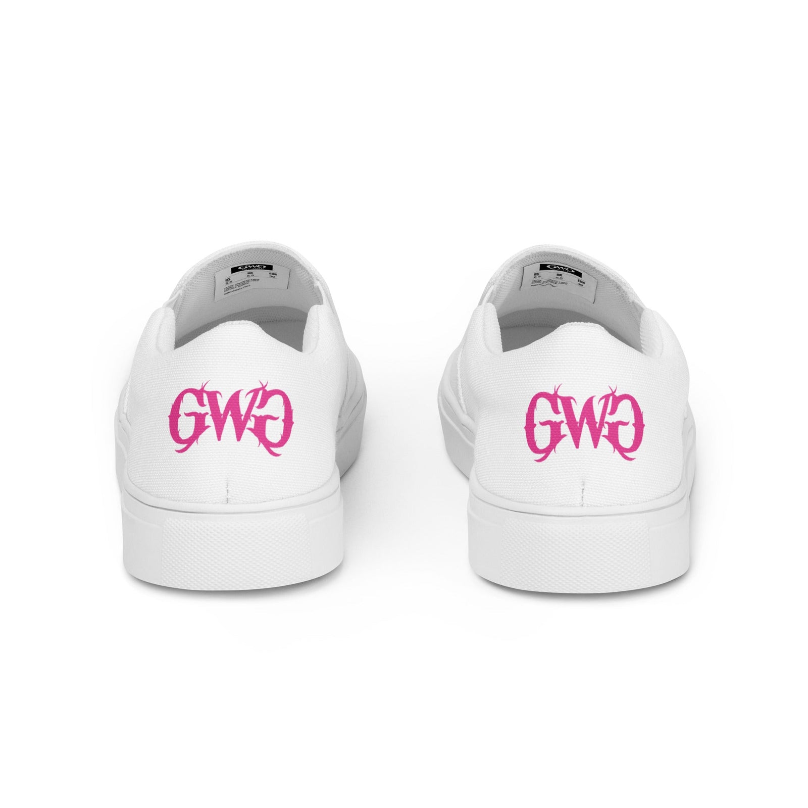 Buck Head Women’s White Canvas Slip-On Shoes