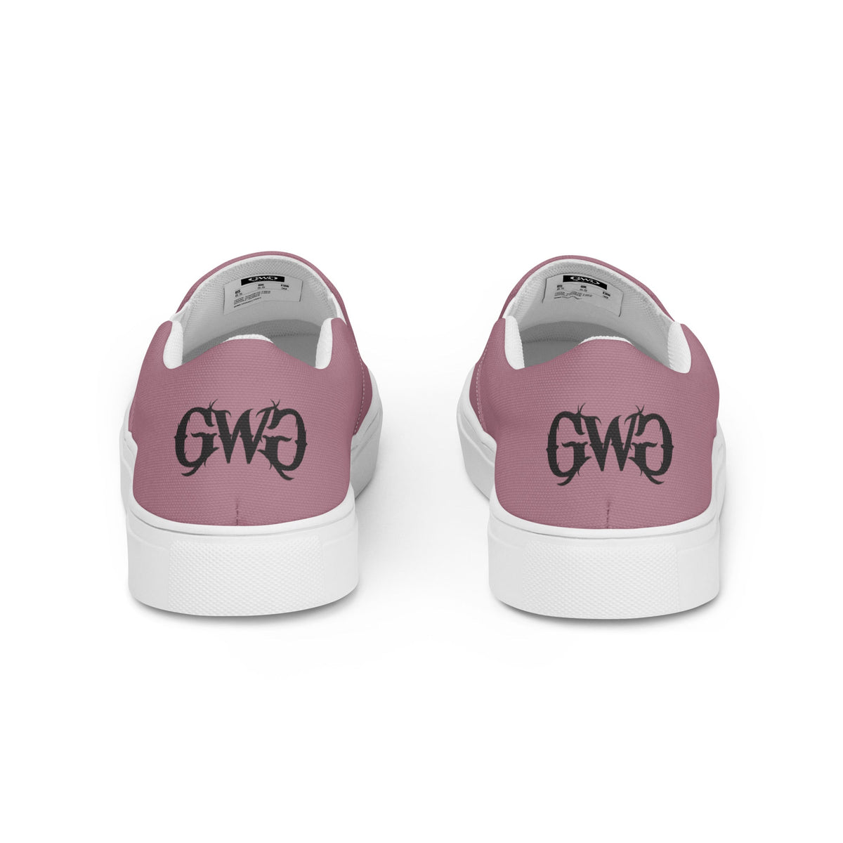Pistol Trio Women's Mauve Canvas Slip-On Shoes