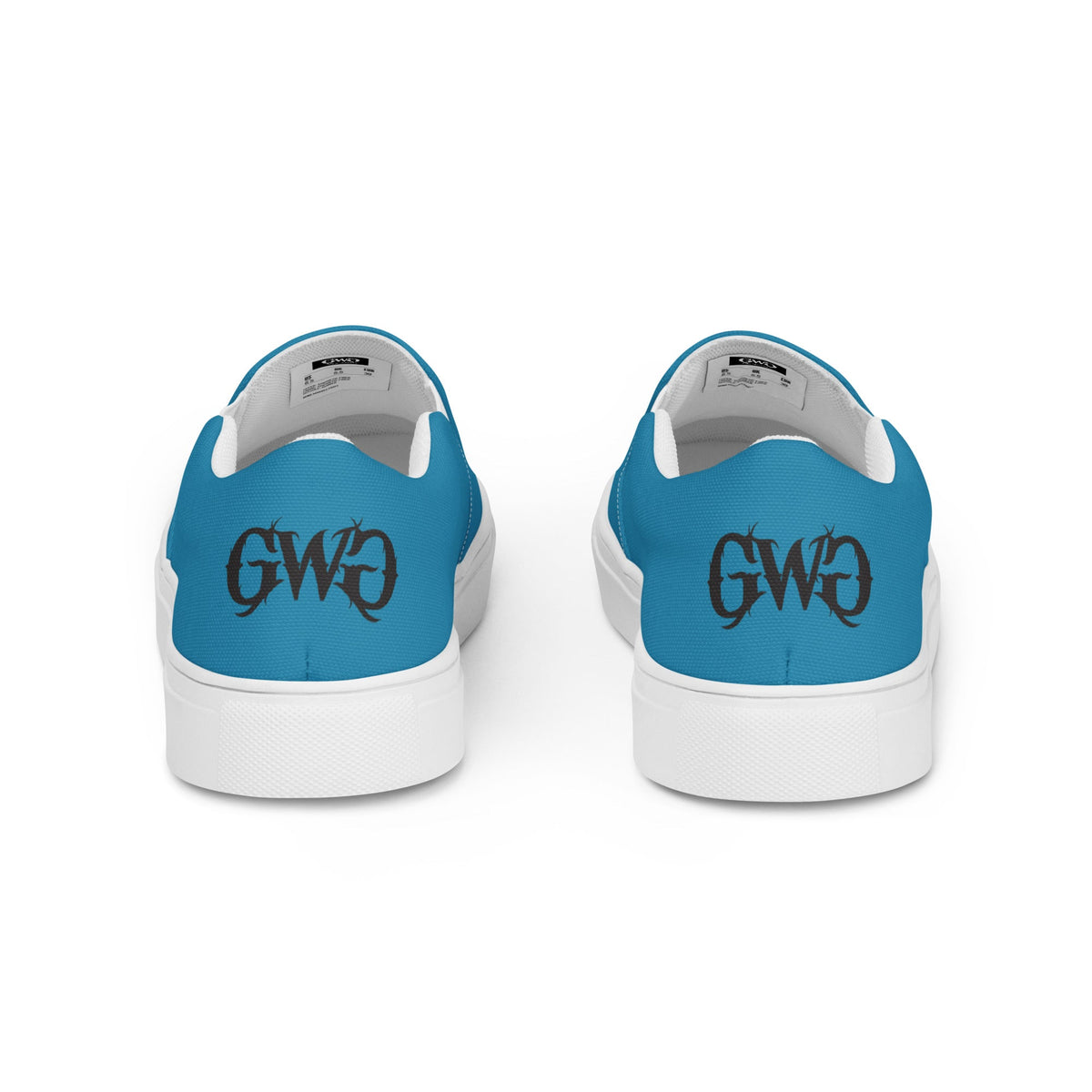 Pistol Trio Women's Deep Teal Canvas Slip-On Shoes