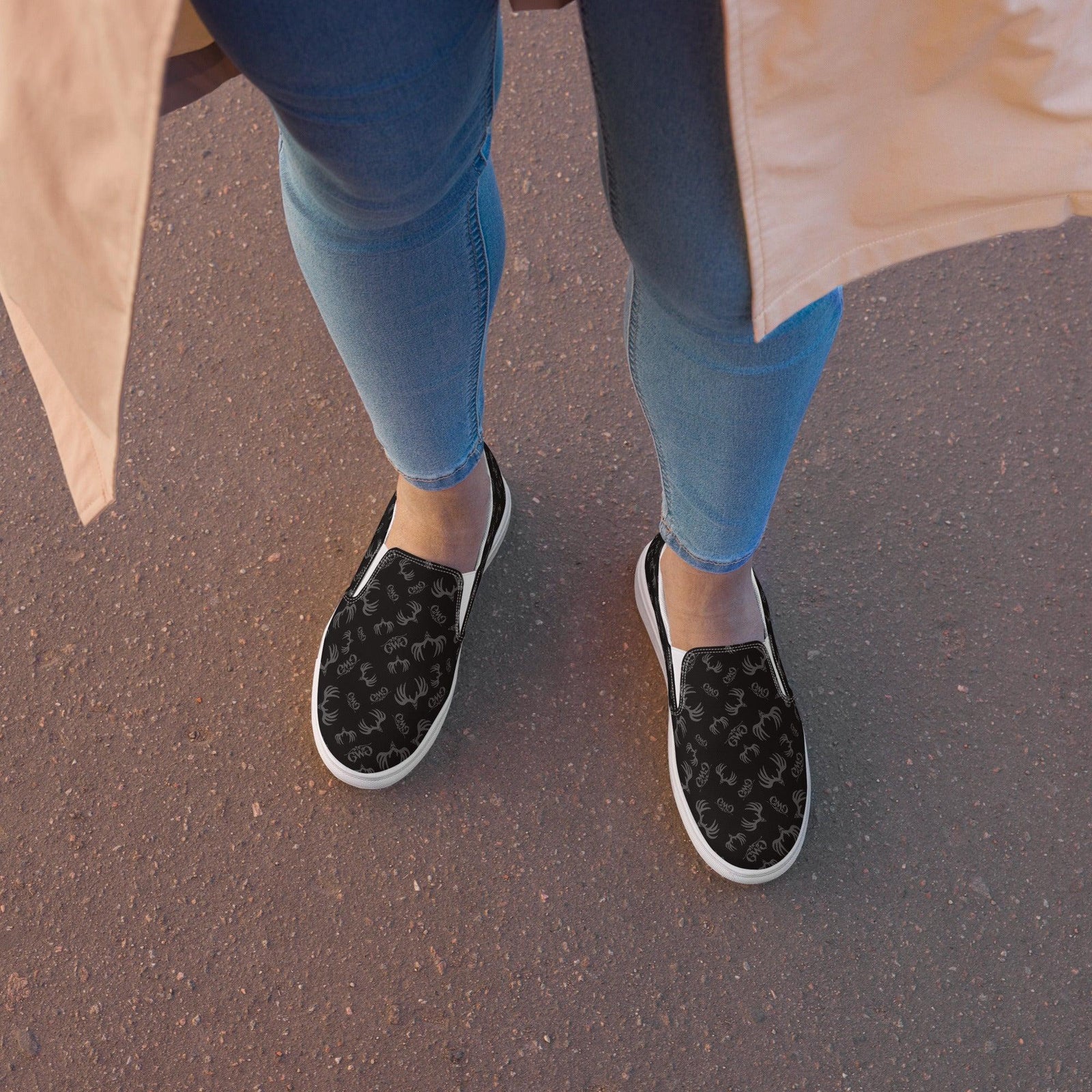 Buck Burnout Women’s Canvas Slip-On Shoes