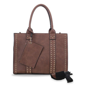 Kate Concealed-Carry Satchel with Coin Purse