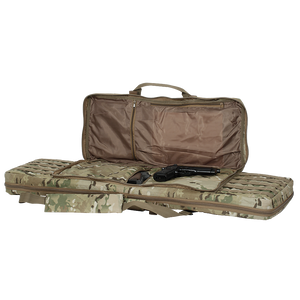 Padded Multi-Gun Case with Die Cut Molle