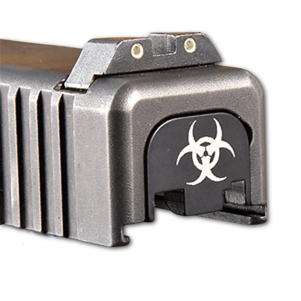 Engraved Slide Cover Plate for Glock