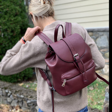 amelia leather backpack Concealed-Carry Backpack | Amelia Backpack | GunGoddess
