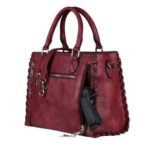 Ann Laced Concealed-Carry Satchel