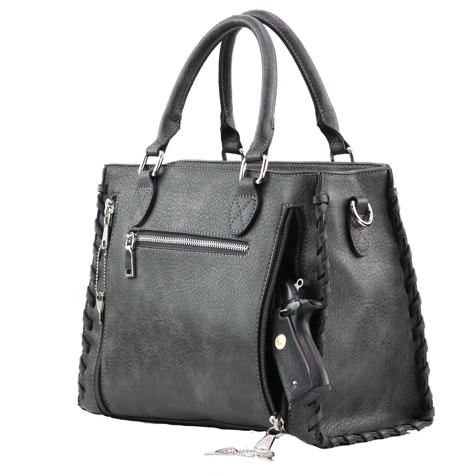 Ann Laced Concealed-Carry Satchel
