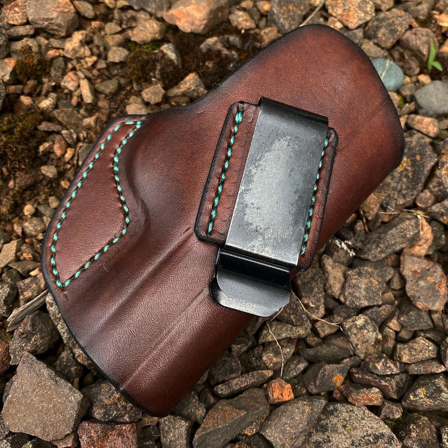 Leather Gun Holster - Outdoors