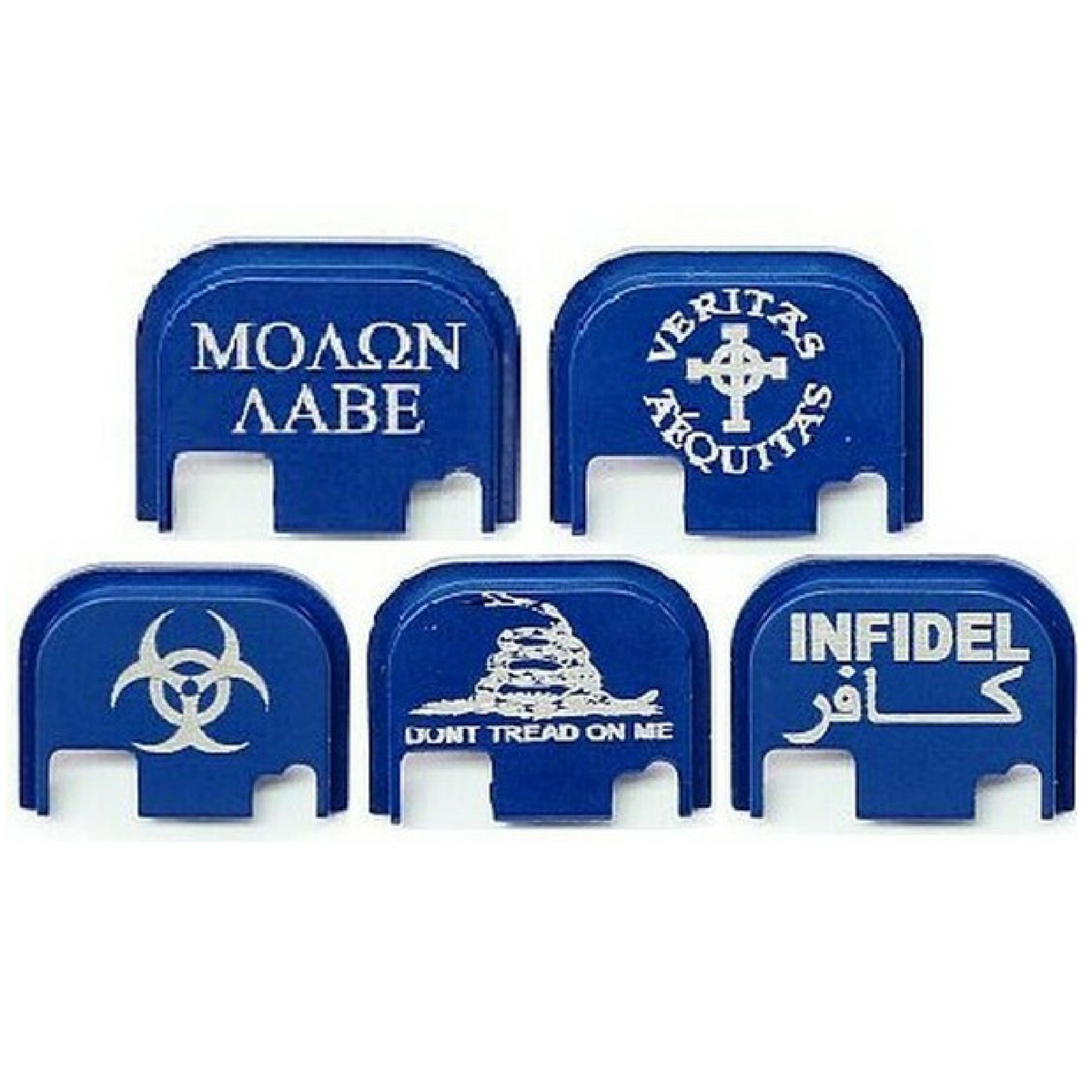 Engraved Slide Cover Plate for Glock