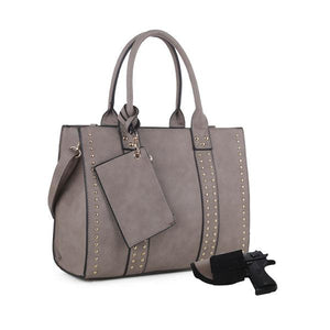 Kate Concealed-Carry Satchel with Coin Purse