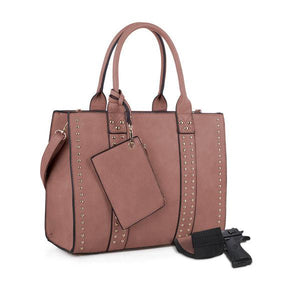 Kate Concealed-Carry Satchel with Coin Purse