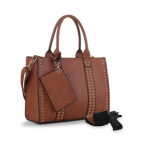 Kate Concealed-Carry Satchel with Coin Purse