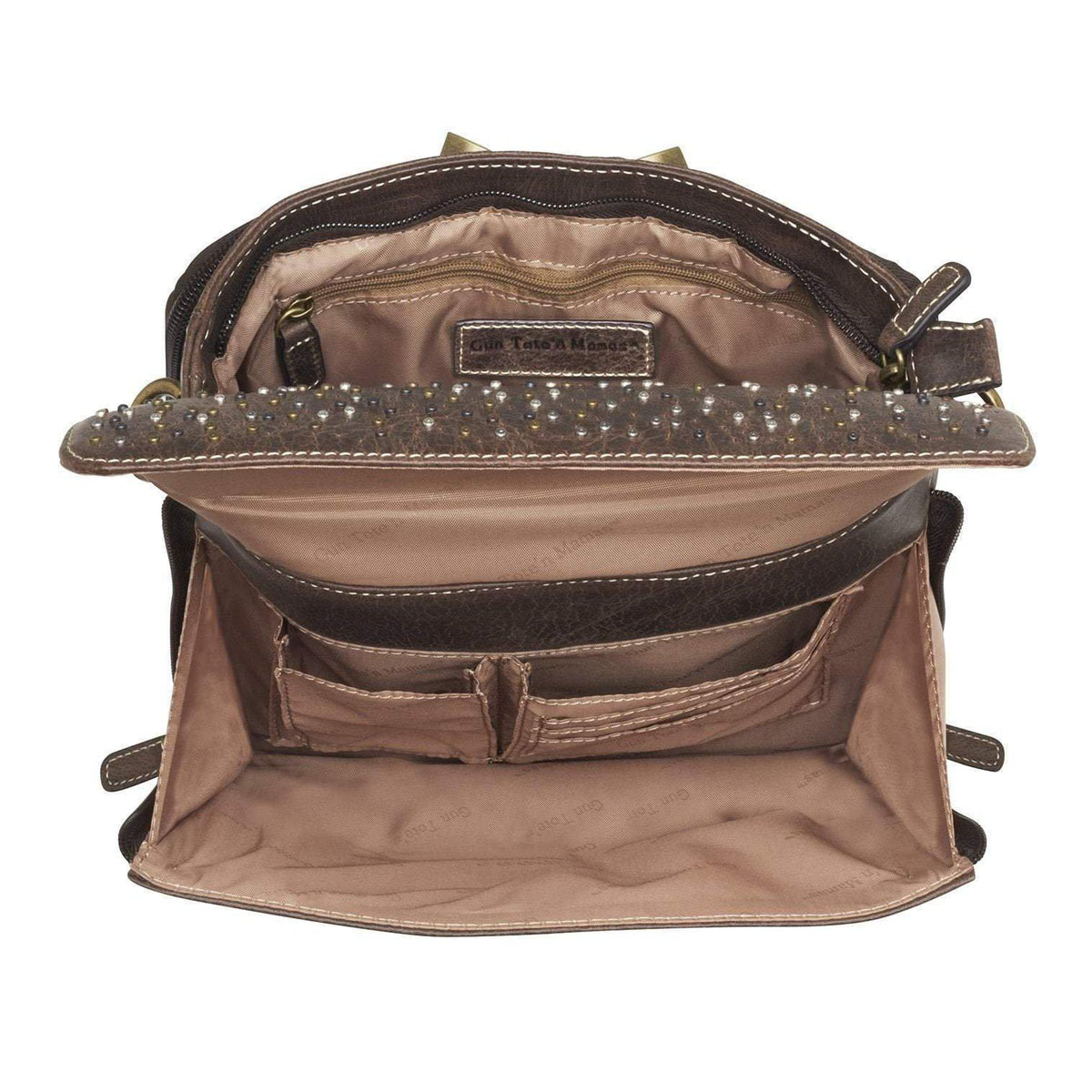 Distressed Buffalo Concealed-Carry Clutch