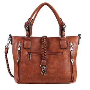 Ella Braided Concealed-Carry Satchel