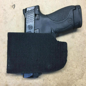 RIGHT HAND Draw Flat Back velcro Holster - Hook velcro is attached for mounting