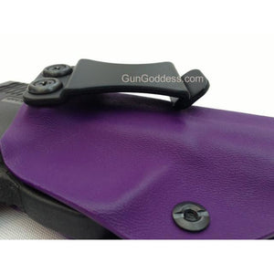 Adjustable Inside-the-Waistband Holster: Durable, Adjustable Clip-Purple