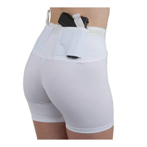 Concealment Shorts - White 4"