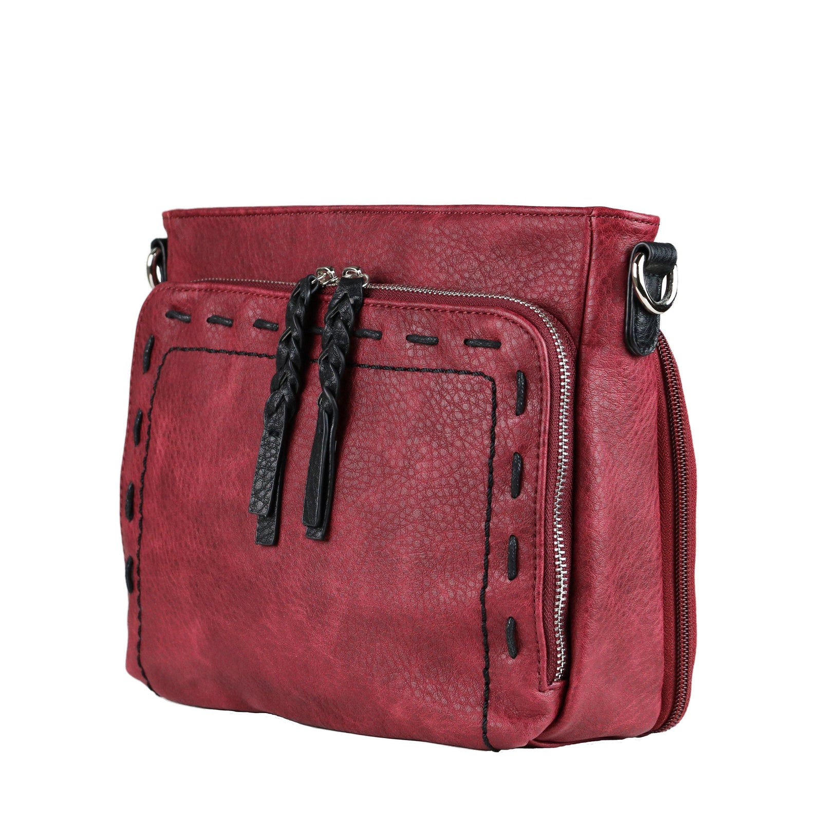 Skylar Stitched Concealed-Carry Crossbody