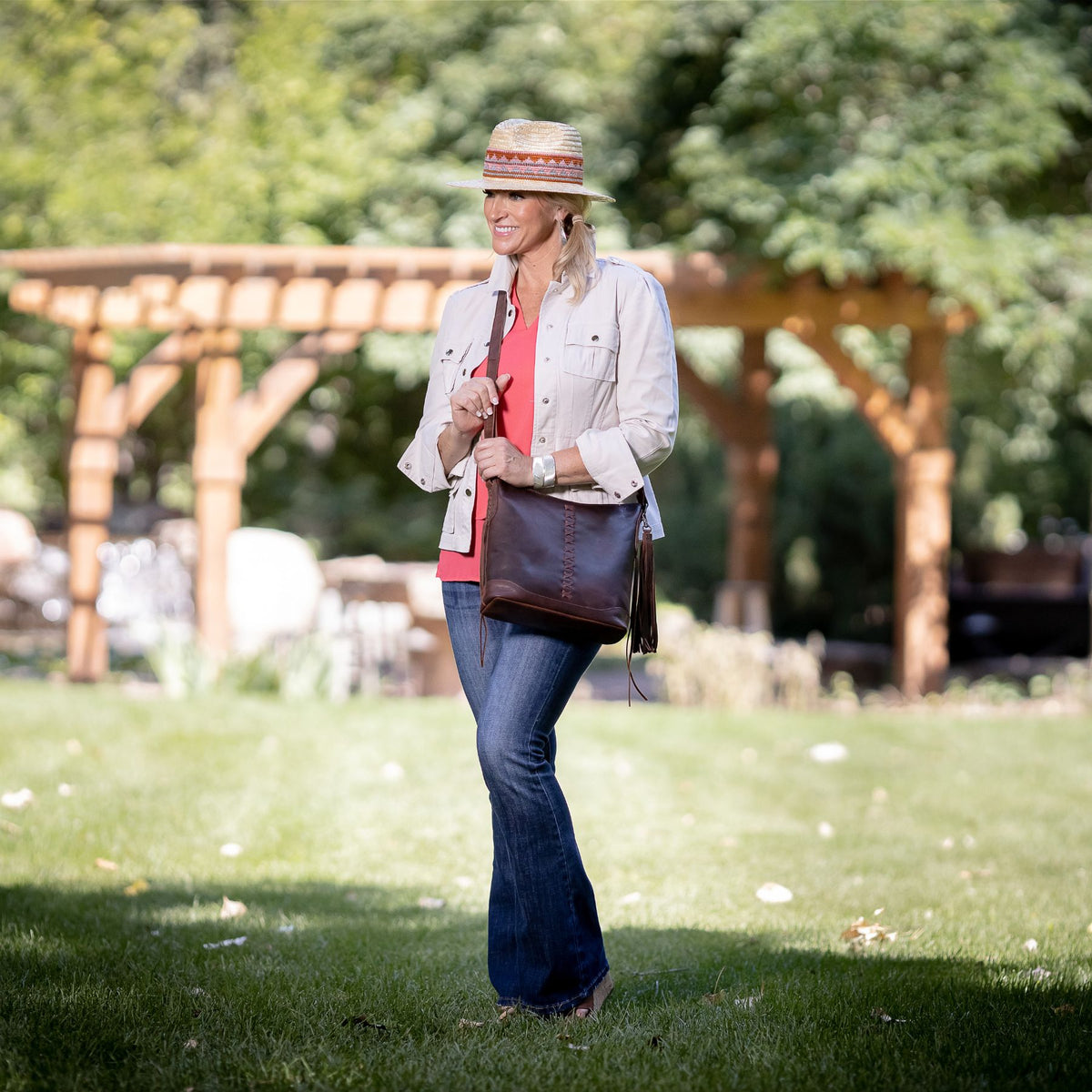 Blake Scooped Concealed-Carry Cross-Body