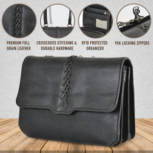 Jolene Concealed-Carry Cross-Body Organizer