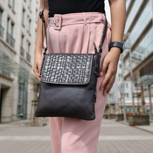 Hana Woven Concealed-Carry Crossbody