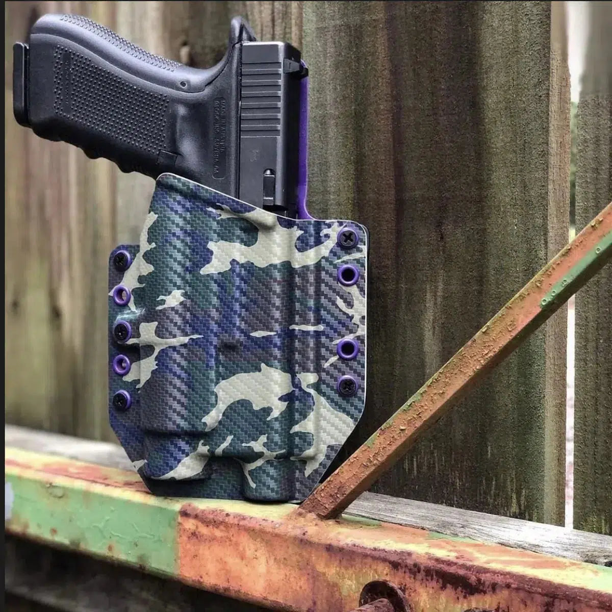 Two-Tone Outside-the-Waistband Holster: Quick-Ship